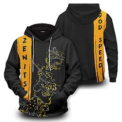 Demon Slayer Hoodies - Zenitsu Semblance Unisex Pullover Hoodie FH0709