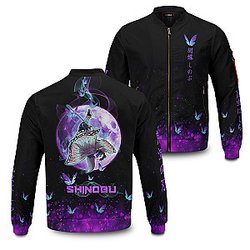 Demon Slayer Jackets - Shinobu Moonfall Bomber Jacket FH0709