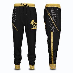 Demon Slayer Joggers - Zenitsu Style Jogger Pants FH0709