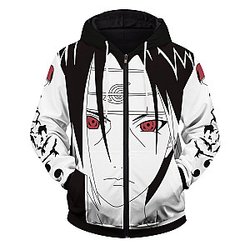 Naruto Hoodies - Itachi Unisex Zipped Hoodie FH0709