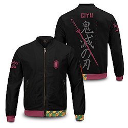 Demon Slayer Jackets - Giyu Style Bomber Jacket FH0709