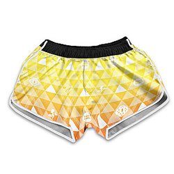 Demon Slayer Shorts - Zenitsu Plaid Women Beach Shorts FH0709