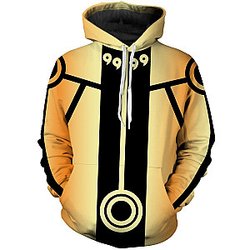 Naruto Hoodies - Kurama Mode Unisex Pullover Hoodie FH0709