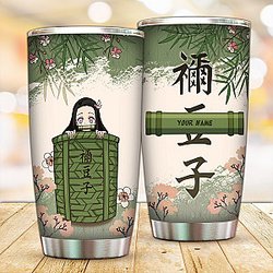 Demon Slayer Tumblers - Personalized Nezuko Bamboo Tumbler FH0709