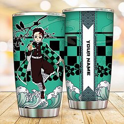 Demon Slayer Tumblers - Personalized Dreamy Tanjiro Tumbler FH0709