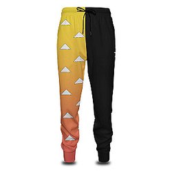 Demon Slayer Joggers - Zenitsu Fashion Jogger Pants FH0709