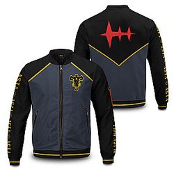 Black Clover Jackets - Demon Asta Stylish Bomber Jacket FH0709