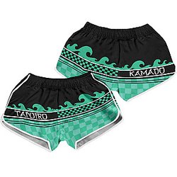 Demon Slayer Shorts - Summer Tanjiro Women Beach Shorts FH0709