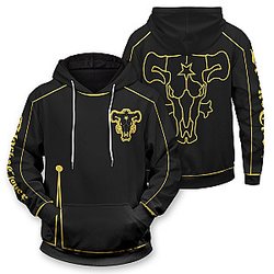 Black Clover Hoodies - Bull Squad Unisex Pullover Hoodie FH0709