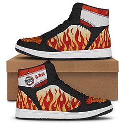 Demon Slayer Shoes - Rengoku Fire Skill JD Sneakers FH0709