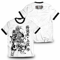 Demon Slayer T-Shirts - Akaza B&amp;W Unisex T-Shirt FH0709