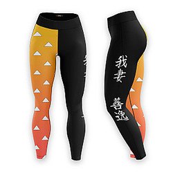 Demon Slayer Leggings - Zenitsu Fashion Unisex Tights FH0709