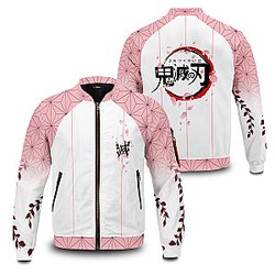 Demon Slayer Jackets - Nezuko Jersey Bomber Jacket FH0709