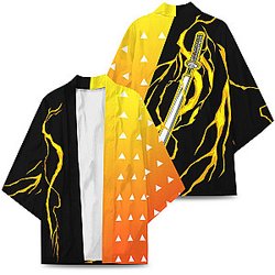 Demon Slayer Kimono - Zenitzu Sword Style Kimono FH0709