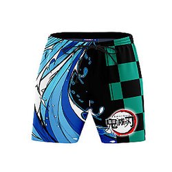 Demon Slayer Shorts - Slayer Kamado Beach Shorts FH0709