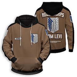 Attack On Titan Hoodies - Personalized Team Levi Unisex Pullover Hoodie FH0709