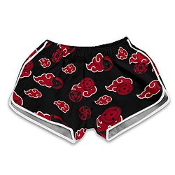 Naruto Shorts - Akatsuki Sharingan Women Beach Shorts FH0709