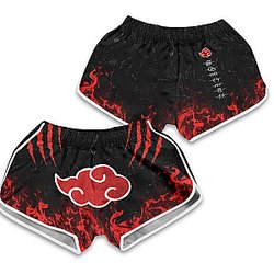 Naruto Shorts - Naruto Akatsuki Pride Women Beach Shorts FH0709