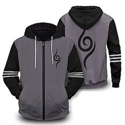 Naruto Hoodies - Anbu Unisex Zipped Hoodie FH0709