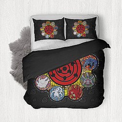 Naruto Beddings - Tailed Beast Bedding Set FH0709