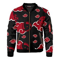 Naruto Jackets - Akatsuki Sharingan Bomber Jacket FH0709