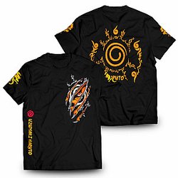 Naruto T-shirts - Uzumaki Demon Fox Unisex T-Shirt FH0709