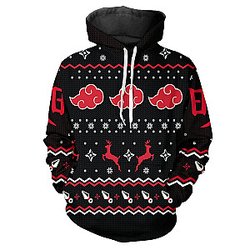 Naruto Hoodies - Akatsuki Christmas Unisex  Pullover Hoodie FH0709