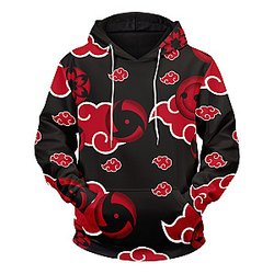 Naruto Hoodies - Akatsuki Sharingan Unisex Pullover Hoodie FH0709