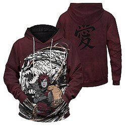 Naruto Hoodies - Gaara Shukaku Unisex Pullover Hoodie FH0709