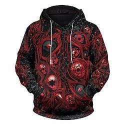 Naruto Hoodies - Sharingan Eyes Unisex Pullover Hoodie FH0709