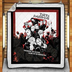 Tokyo Revengers Blankets - Toman Gang Quilt Blanket FH0709