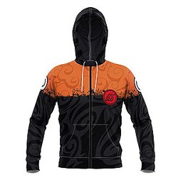 Naruto Hoodies - Uzumaki Clan Unisex Zipped Hoodie FH0709