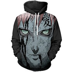 Naruto Hoodies - Eyes of Power : Gaara Unisex Pullover Hoodie FH0709