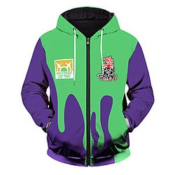 Poke Poison Uniform Unisex Zipped Hoodie FH0709