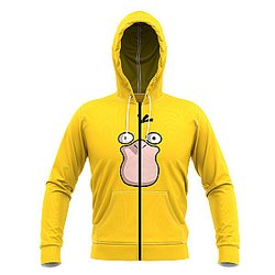 Psyduck Unisex Zipped Hoodie FH0709