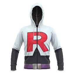 Pokemon Hoodies - Team Rocket Unisex Zipped Hoodie FH0709