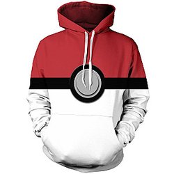 Pokemon Hoodies - Pokeball V2 Unisex Pullover Hoodie FH0709