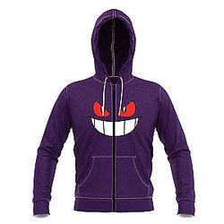 Pokemon Hoodies - Gengar Unisex Zipped Hoodie FH0709