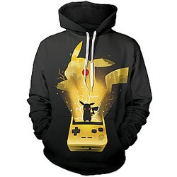 Pokemon Hoodies - Pika Game Unisex Pullover Hoodie FH0709