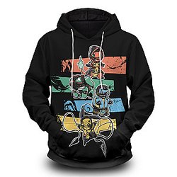 Pokemon Hoodies - Poke MK Unisex Pullover Hoodie FH0709