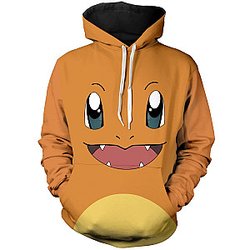 Pokemon Hoodies - Charmander Unisex Pullover Hoodie FH0709