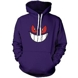 Pokemon Hoodies - Gengar Unisex Pullover Hoodie FH0709