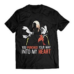 One Punch Man T-shirts - You punched your way into my heart Unisex T-Shirt