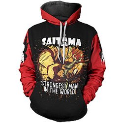 One Punch Man Hoodies - Strongest Man in the World Unisex Pullover Hoodie