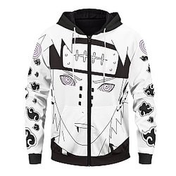 Naruto Hoodies - Pain Unisex Zipped Hoodie FH0709