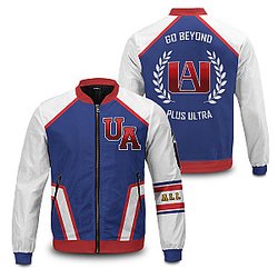 MHA Jackets - All Might Plus Bomber Jacket FH0709