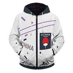 Naruto Hoodies - Sasuke Uchiha Unisex Zipped Hoodie FH0709