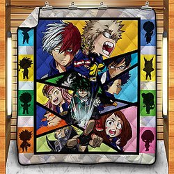 MHA Blankets - My Hero Academia Quilt Blanket FH0709