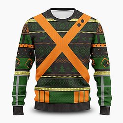 MHA Sweaters - UA High Katsuki Unisex Wool Sweater FH0709