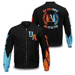 MHA Jackets - Shoto Fire Ice Bomber Jacket FH0709